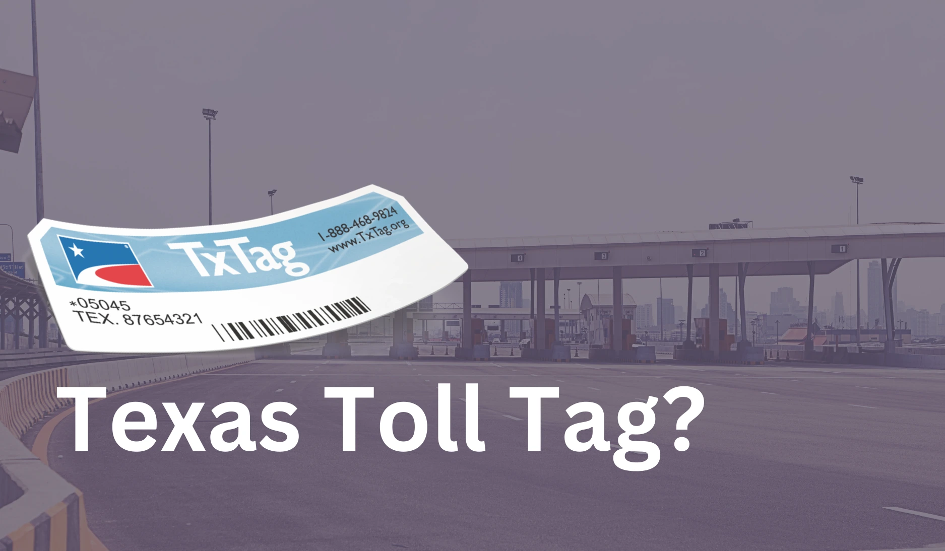 texas toll tag payment by plate